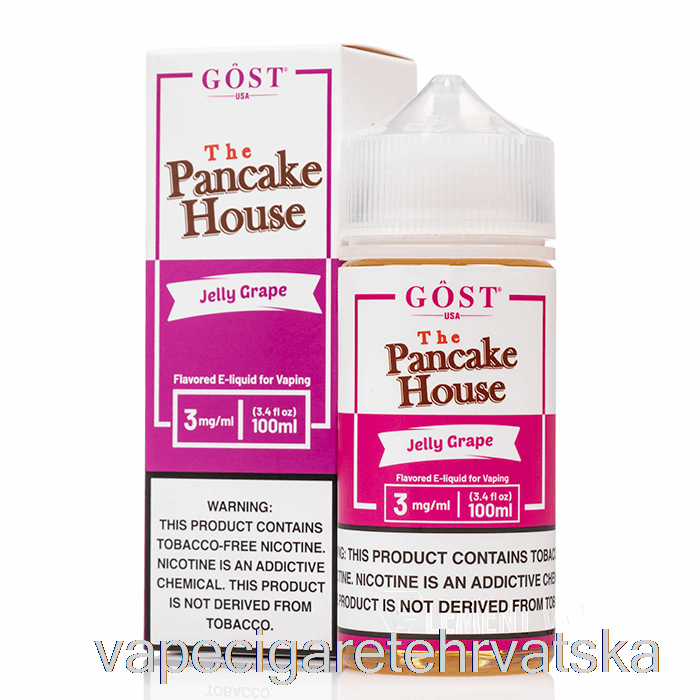 Vape Cigarete Jelly Grožđe - Palačinkarnica - Gost Vapor - 100ml 3mg